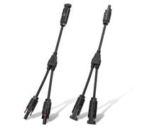 ECO-WORTHY Cable solar y conector en Y, distribuidor solar, adaptador solar | Cable solar para panel solar fotovoltaico