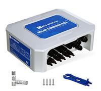 ECO-WORTHY Caja combinadora FV de 6 hilos y disyuntor de 63 A para redes de paneles solares y sistemas de energía solar sin conexión a la red