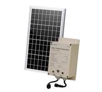 ECO-WORTHY Caja de energía para sistema solar IP65 resistente al agua: panel solar monocristalino de 10 W + batería LiFePO4 de 6 Ah 12 V con 3000 ciclos y protección BMS Plug and Play para jardín y