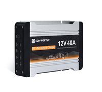 ECO-WORTHY Cargador de batería 12V 40 A DC-DC | Para batería LiFePO4, gel, para autocaravanas, caravanas