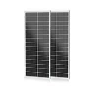 ECO-WORTHY Placa solar 200 W y 12 V Diseño de células de tipo N con un 25% de alta conversión para autocaravanas, jardines, tejados, balcones, barcos y sistemas autónomos.