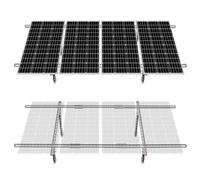 ECO-WORTHY Soportes de Montaje de Panel Solar (1-4pcs paneles) con ángulo de inclinación ajustable, para el barco, autocaravana, techo, sistema fuera de la red