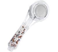 Eco2-Ducha Original - Nueva versión - Cabezal de ducha ecológico y económico - Universal - Medallista en el Concurso Lepine - Diseño francés - Ducha translúcida