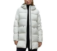 ECOALF Abrigo Acolchado Marangu con Capucha (FR/ES, Letras, XS, Regular, Regular, Hueso)