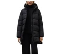 ECOALF Abrigo Largo Acolchado de Invierno con Capucha, Negro, Estilo Parka (FR/ES, Letras, XS, Regular, Regular, Negro)