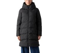 ECOALF Abrigo Largo Acolchado de Invierno con Capucha, Negro, Estilo Parka (FR/ES, Letras, XS, Regular, Regular, Negro)
