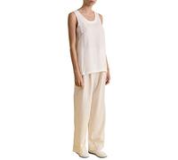 ECOALF - Blusa Mujer Emmalf, de Tirantes, Lino, Corte Regular, Shirt Mujer, Top Básico, Talla L, Color Crema