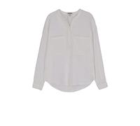 ECOALF - Camisa Mujer Eastalf, de Manga Larga, Lino, Corte Regular, Shirt Mujer, Camisa Básica, Talla S, Color Blanco