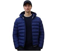 ECOALF Cazadora Acolchada Aspenalf con Capucha (FR/ES, Letras, M, Regular, Regular, Azul)