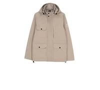 ECOALF - Cazadora Hombre Cuatreralf, de Poliéster Reciclado, Corte Clásico, Cómoda y Ligera, con Capucha, Chaqueta Hombre, Chaqueta Elegante, Talla XL, Color Arena Oscuro