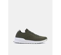 Ecoalf Ecoalf - Zapatillas Condeknit de hombre tipo calcetín bajas cordones. Verde Talla 43