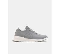 Ecoalf Ecoalf - Zapatillas Condeknit de mujer tipo calcetín bajas cordones. Gris Talla 39