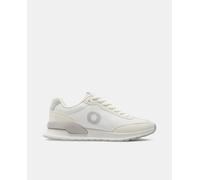 Ecoalf Ecoalf - Zapatillas Prince de mujer tipo running bajas con logotipo y suela de goma. Blanco Talla 39