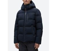 Ecoalf Plumífero de hombre acolchada impermeable con capucha. Azul M/50