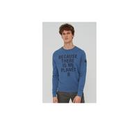 Ecoalf San Diego Because Sweatshirt Man Ocean Blue azul