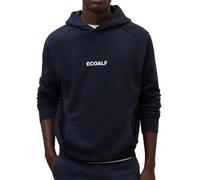ECOALF Sudadera con Capucha, Azul Marino, Logo Bordado (FR/ES, Letras, M, Regular, Regular, Azul Marino)