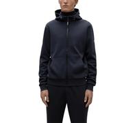 ECOALF Sudadera Deportiva con Capucha y Cremallera Completa, Azul Marino, Estilo Moderno (FR/ES, Letras, M, Regular, Regular, Azul Marino)