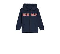 ECOALF - Sudadera Niño Islalf, de Algodón, Tejido Reciclado, Sudadera Algodón Niño, Sudadera con Cremallera, Sudadera Básica, Talla 10 años, Color Azul Añil