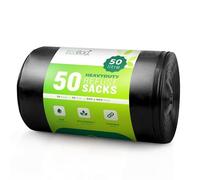 EcoBag - Bolsas de basura extra fuertes y resistentes, bolsas de basura reciclables, resistentes a fugas, ecológicas, bolsas de eliminación de residuos duraderas para uso doméstico y comercial, 33