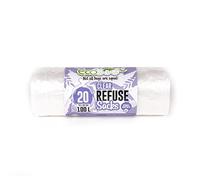 EcoBag - Bolsas de reciclaje transparentes (calibre 88, 20 unidades)
