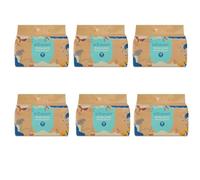 ECOBOOM - Pañal Ecológico de BAMBÚ Eco Boom. 70% Biodegradable, Hipoalergénico (TALLA 1/NB < 3KG, PACK 6 BOLSAS, TOTAL 204 PAÑALES)