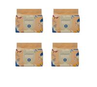 ECOBOOM- Pañal Ecológico de BAMBÚ Eco Boom. 70% Biodegradable, Hipoalergénico (TALLA 3/M, 6-10KG, PACK DE 4 BOLSAS, TOTAL 128 PAÑALES)
