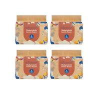 ECOBOOM- Pañal Ecológico de BAMBÚ Eco Boom. 70% Biodegradable, Hipoalergénico (TALLA 4/L, 9-14 KG, PACK DE 4 BOLSAS, TOTAL 120