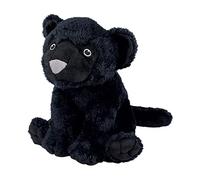 EcoBuddiez - Pantera Negra de Deluxebase. Peluche Pequeño Elaborado con Botellas de Plástico Recicladas. Lindo Peluche Ecológico con Forma de Animalito para Niños Pequeños.