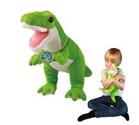 EcoBuddiez - Tiranosaurio Rex de Deluxebase. Peluche Grande de 35 cm elaborado con Botellas de plástico recicladas. Lindo Peluche ecológico con Forma de Dinosaurio para niños pequeños.