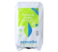 ECOCELTA | Humus de Lombriz 5L | Abono Orgánico para Huertos, Frutales y Macetas | Fertilizante Natural con Alta Concentración de Ácidos Húmicos | Regenerador de Suelos con Certificación Ecológica