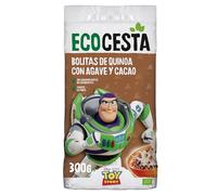 Ecocesta - Bolitas Ecológicas de Quinoa con Agave y Cacao - 300 g - Aptas para Veganos - Ayuda a Controlar tu Peso - Ideal como Desayuno o Tentempié