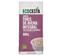 Ecocesta Copos Suaves de Avena Integral Ecológica sin Azúcar Añadido Aptos para Veganos, 500g (Paquete de 6)