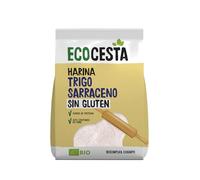 Ecocesta - Harina Ecológica de Trigo Sarraceno- 500 g - Ayuda a Mejorar el Tránsito Intestinal - Propiedades Antioxidantes - Indicada para Elaborar Galletas, Papillas o Pan