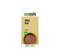 ECOCESTA MEJOR CADA DIA - Arroz Rojo Ecológico - 500 g - Apto para el Consumo Vegano - Ayuda a Mejorar el Tránsito Intestinal - Propiedades Antioxidantes y Saciantes