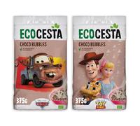 ECOCESTA MEJOR CADA DIA - Choco Bubbles Ecológicas Kids - 375 g - Bolitas de Cereales con Alto Contenido en Carbohidratos - Sin Conservantes ni Colorantes - Aptas para Veganos