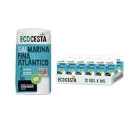 ECOCESTA - Sal Marina Fina del Atlántico Ecológica - Pack 12 X 1 kg