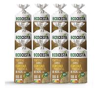 ECOCESTA - Tortitas de Arroz Integral Cúrcuma y Pimienta - Pack 12 X 115g
