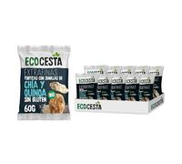 Ecocesta - Tortitas de Arroz Integral Extrafinas con Chía y Quinoa 60 g