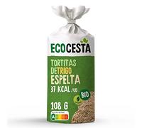 Ecocesta - Tortitas Ecológicas de Trigo Espelta Integral 108 g - Sin gluten