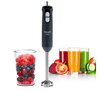 ECODE® Batidora de Mano de 600 W, con Vaso Medidor Graduado y Cuchillas Titaneo - Batidoras de Alimentos Facil de Limpiar y de Montar - Electrodomesticos de cocina pequeños