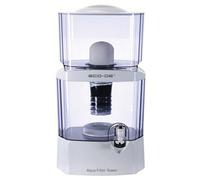 ECODE Jarra Purificadora de Agua 24L, 8 Filtros Intercambiables | Purificador Ecológico de 24L con 8 Filtros Intercambiables de Carbón, Cerámica y Piedra Natural, sin Botellas de Plástico