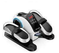 ECODE Mini Eliptica Electrica con 20 Niveles de Velocidad, 5 Funciones, Pedales con Correas, Pantalla LED, Mando a Distancia, Silenciosa y Portable - Pedaleador Electrico para Mayores y Ancianos