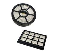 ECODE® Set de 2 filtros HEPA Recambios para Aspirador Absolut Multi-Cyclone ECO-370 Filtro Circular + Filtro Rectangular