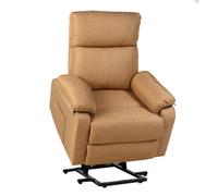 ECODE® Sillón Reclinable Eléctrico Elevador de Tela con Reposabrazos Lavables, Sistema Pared Cero, Calor y USB de Carga - Comodidad para Personas Mayores en Salones o Espacios Reducidos