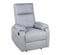ECODE® Sillón Reclinable Manual de Tela con Reposabrazos Lavables, Sistema Pared Cero, Calor y USB de Carga - Comodidad para Personas Mayores en Salones o Espacios Reducidos