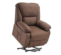 ECODE Sillon Relax Reclinable Electrico de Tela con Masaje | Función Levantapersonas, Calor Lumbar y Mando | Perfecto para Personas Mayores | Montaje Rápido y Fácil