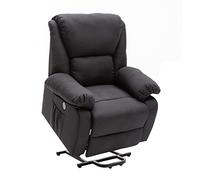 ECODE Sillon Relax Reclinable Electrico de Tela con Masaje | Función Levantapersonas, Calor Lumbar y Mando | Perfecto para Personas Mayores | Montaje Rápido y Fácil