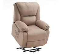 ECODE Sillon Relax Reclinable Electrico de Tela con Masaje | Función Levantapersonas, Calor Lumbar y Mando | Perfecto para Personas Mayores | Montaje Rápido y Fácil