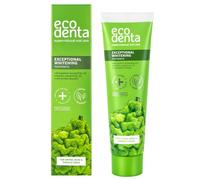 Ecodenta Pasta Dental Blanqueadora 100ml I Pasta dentífrica blanqueadora especialmente diseñada para los amantes del café, el té, las bebidas coloridas o el tabaco