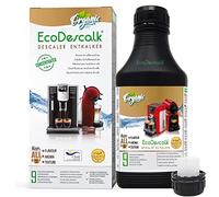 EcoDescalk Descalcificador Cafetera 500 ml Líquido Antical Natural Compatible con Nespresso, Dolce Gusto, Delonghi, Tassimo, Cafeteras Automáticas y Espresso